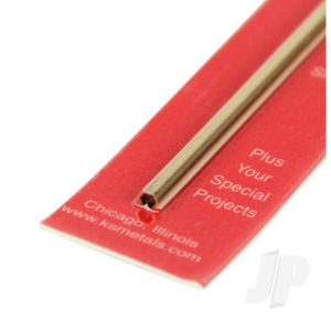 K&S 5/32in Brass Hexagonal Tube .014in Wall (12in long) KNS8273