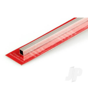 K&S 1/4in Aluminium Square Tube .014in Wall (12in long) KNS83015