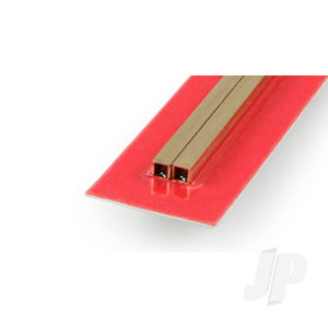 K&S 4mm Brass Square Tube .45mm Wall (300mm long) KNS9852