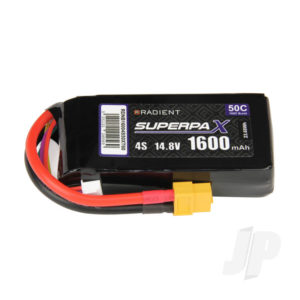 Radient LiPo 4S 1600mAh 14.8V 50C XT60