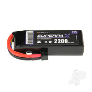 Radient LiPo 3S 2200mAh 11.1V 50C Deans (HCT)