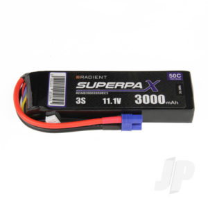 Radient LiPo 3S 3000mAh 11.1V 50C EC3