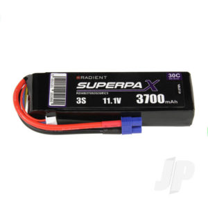 Radient LiPo 3S 3700mAh 11.1V 30C EC3