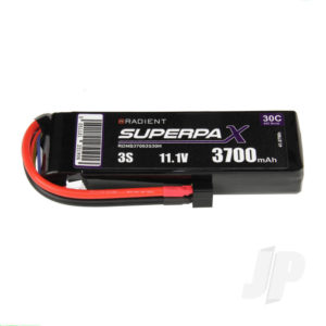 Radient LiPo 3S 3700mAh 11.1V 30C Deans (HCT)