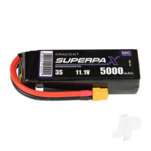 Radient LiPo 3S 5000mAh 11.1V 50C XT60