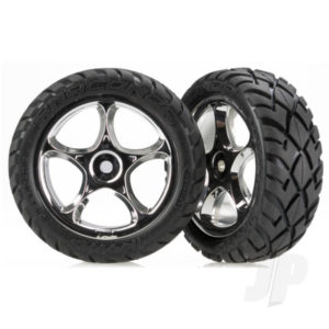 Traxxas Tyres and Wheels, Assembled Tracer 2.2in (2 pcs)