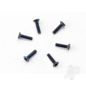 Traxxas Screws, 2.5x10mm countersunk machine (hex drive) (6 pcs)