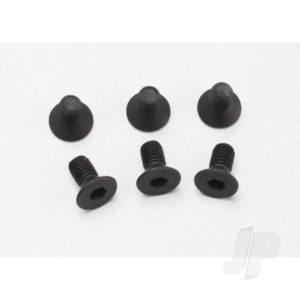 Traxxas Screws, 3x6mm countersunk machine (6 pcs) (hex drive)
