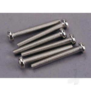 Traxxas Screws 3x23mm roundhead machine (6 pcs) TRX2567