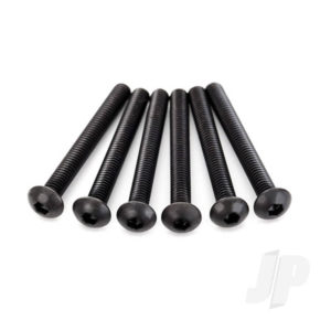 Traxxas Screws, 4x30mm button-head machine (hex drive) (6 pcs)
