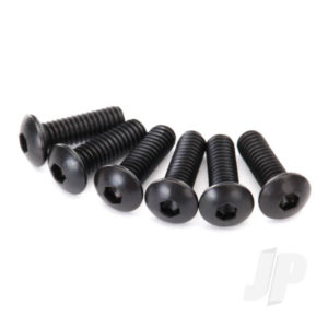 Traxxas Screws, 2.5x8mm button-head machine (hex drive) (6 pcs)