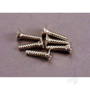 Traxxas Screws 3x12mm Countersunk Selftapping (6) TRX2648