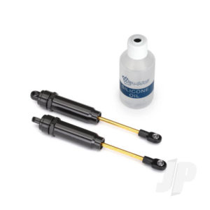 Traxxas Big Bore shocks (XX-Long) (hard-anodized & PTFE-coated T6 aluminium) (assembled with TiN shafts) with out springs (Rear) (2 pcs)