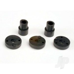 Traxxas Piston head Set (2-hole (2 pcs) / 3-hole (2 pcs)) / shock mounting bushings & washers (2 pcs) (Big Bore shocks)