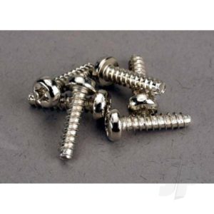 Traxxas Screws, 3x12mm roundhead self-tapping (6 pcs)