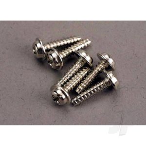 Traxxas Screws 3x12mm Washerhead Selftapping (6) TRX3286