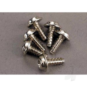 Traxxas Screws 3x8mm washerhead self-tapping (6 pcs) TRX3290