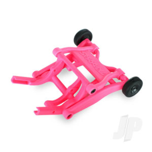 Traxxas Wheelie bar, assembled (pink) (fits Slash, Bandit, Rustler, Stampede series)