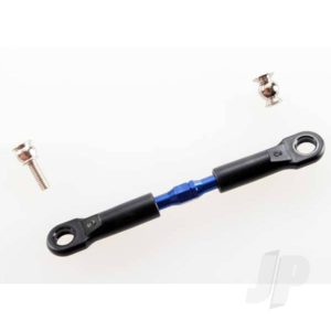 Traxxas Turnbuckle, aluminium (Blue-anodized), camber link, Front, 39mm (1pc) (assembled with rod ends) / hollow balls (2 pcs) (See part 3741A for complete camber link Set)