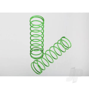 Traxxas Springs, Front (Green) (2 pcs)