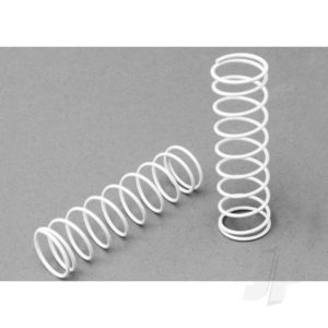 Traxxas Springs, Front (white) (2 pcs)