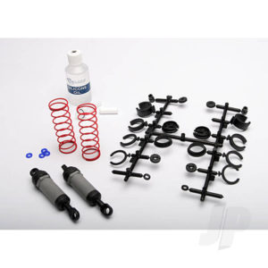 Traxxas Ultra shocks (grey) (Long) (complete with spring pre-load spacers & springs) (2 pcs)