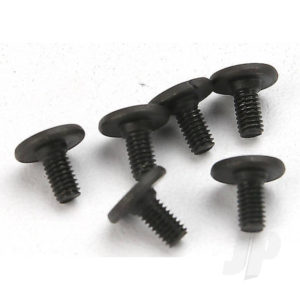 Traxxas Screws, 3x6mm flat-head machine (hex drive) (6 pcs)