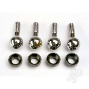 Traxxas Pivot balls (4 pcs) / pivot ball cap bushings (4 pcs)
