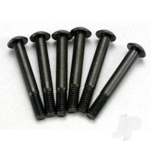 Traxxas Screws, 3x21mm button-head machine (hex drive) (partially threaded, Revo brake bolts) (6 pcs)