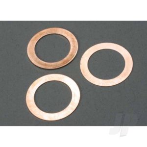 Traxxas Gaskets, cooling head: 0.15, 0.25, 0.35mm (1 each) (TRX 2.5, 2.5R)