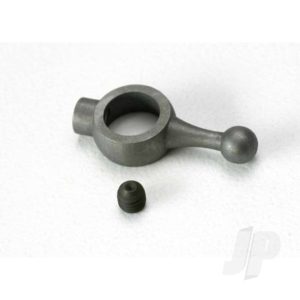 Traxxas Throttle arm, carburetor / 3mm Set screw (1-each) (TRX 2.5, 2.5R)