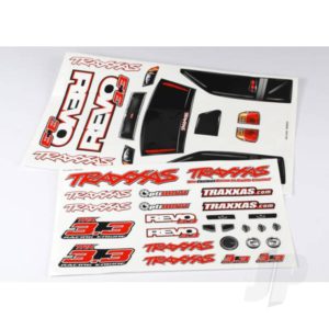 Traxxas Decal sheets, Revo 3.3
