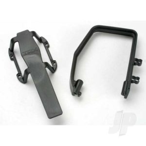 Traxxas Roll hoop, plastic / transmission skid guard, plastic