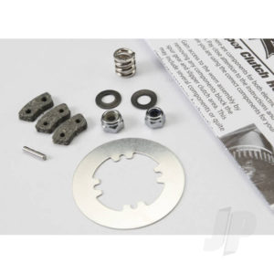 Traxxas Rebuild kit, slipper clutch (Steel disc / friction pads (3 pcs) / spring (2 pcs) / 2x9.8mm pin / 5x8mm M with 5.0mm NL (1pc) / 4.0mm NL (1pc))