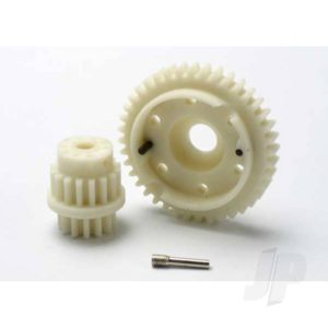Traxxas Gear Set, 2-speed close ratio (2nd speed gear 40T, 13T-16T input gears, hardware)