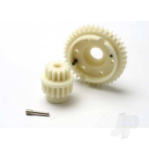 Traxxas Gear Set, 2-speed standard ratio (2nd speed gear 39T, 13T-17T input gears, hardware)