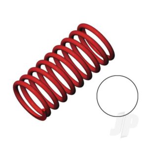 Traxxas Spring, shock (Red) (GTR) (2.9 rate white) (1 pair)
