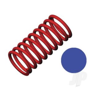 Traxxas Spring, shock (Red) (GTR) (5.9 rate Blue) (std. Rear 120mm) (1 pair)
