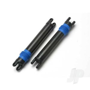 Traxxas Half shaft Set, left or right (plastic parts only) (internal splined half shaft / external splined half shaft / rubber boot) (assembled with glued boot) (2 assemblies)