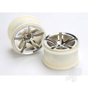 Traxxas Wheels, Twin-Spoke 2.8in (Nitro Rear / Electric Front) (2 pcs)