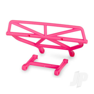 Traxxas Bumper, Rear / bumper mount, Rear (pink)