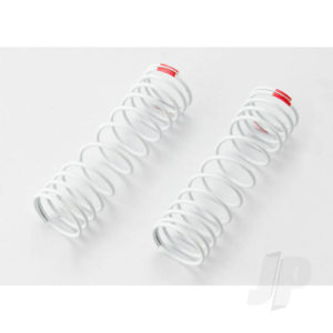 Traxxas Springs, Front (white) (progressive rate) (2 pcs) (fits #5862 aluminium Big Bore shocks)