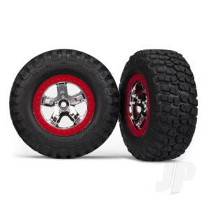 Traxxas Tyres and Wheels, Assembled Glued BFGoodrich Mud-Terrain T / A KM2 Tyres (2 pcs)