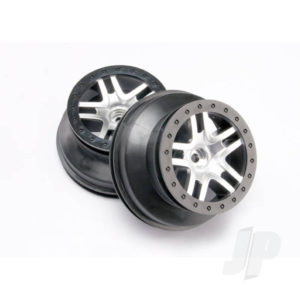 Traxxas Chrome/Black SCT Wheels (2 pcs)