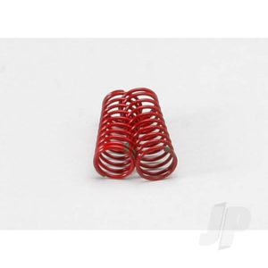 Traxxas Spring, shock (Red) (GTR) (1.8 rate double Green stripe) (1 pair)