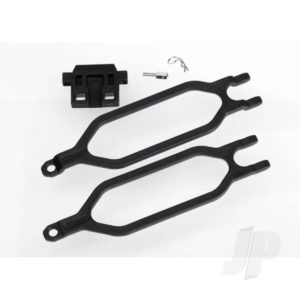 Traxxas Hold down, battery (2 pcs) / hold down retainer / battery post / angled Body clip