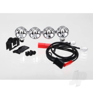 Traxxas LED light bar (chrome, 4 clear lights)