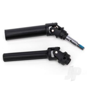 Traxxas Driveshaft assembly, Front, heavy duty (1pc) (left or right) (fully assembled, ready to install) / screw pin (1pc)