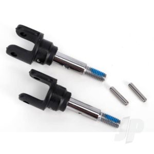 Traxxas Stub axles, Front, heavy duty (2 pcs) / yokes (2 pcs) / pins (4 pcs)