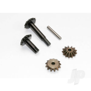 Traxxas Gear Set, center Differential (output gears (2 pcs) / spider gears (2 pcs) / spider gear shaft)